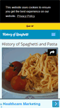 Mobile Screenshot of historyofspaghetti.com